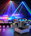 120W scenljus 4-i-1 RGBW moving head ljusteffekt laserstråle strålkastare festljus med fjärrkontroll för disco, DJ, bar, födelsedagsfest