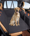 NOEIFEVO CA05 Manta para perro para asiento trasero de coche con fondo duro, asiento trasero con protección lateral y ventana de visualización, manta para perro resistente a los arañazos y al agua, alfombrilla para perro, asiento trasero