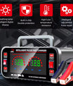 12 10A / 24V 5A Fuldautomatisk bilbatterioplader Intelligent pulsreparation bilbatterioplader Motorcykelbatterioplader