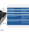 Typ-2 EV-laddstationstestare med LED-indikator – 32A korttidsbelastning, S1/S2 fordonssignalsimulering, IP54, för EU-standard laddpunkter