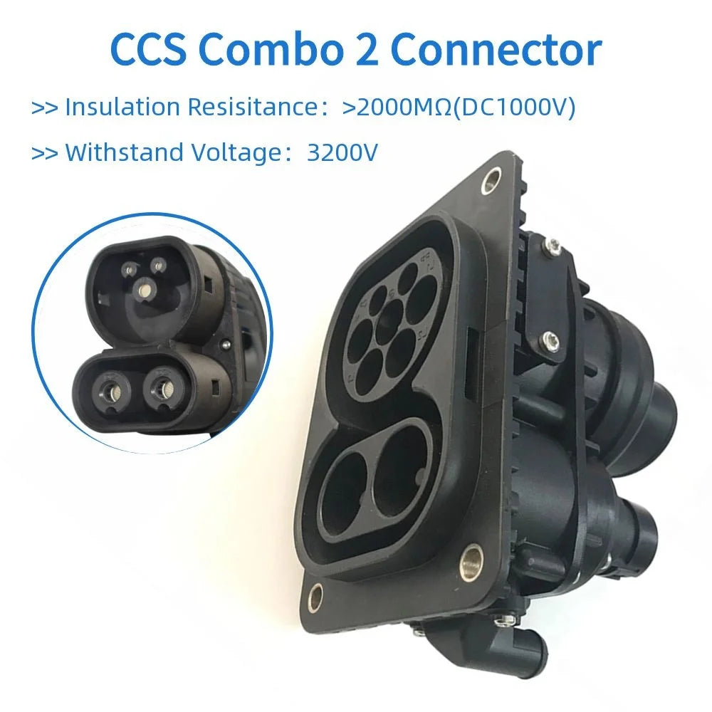 CCS2 Combo EV-uttag för EVSE elbil, 80A/125A/150A/200A CCS2-uttag