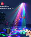 40W RGB LED Bienenauge Beam-Effektleuchte 5IN1 Disco-Kugel Färbemuster Stroboskop DJ-Licht für Disco-Party und Bühne