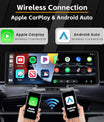 NOEIFEVO C200 10,26 Pollici Schermo CarPlay, Radio Auto Portatile Compatibile con Apple CarPlay e Android Auto, Schermo IPS Touch, Dashcam 4K, Telecamera Posteriore 1080P, Siri, Navigazione GPS, Bluetooth, MirrorLink, FM