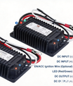NOEIFEVO Vattentätt DC 10-36V till 14,6V/29,2V/43,8V LiFePO4-litiumbatteriladdare för husbilar, båtar, bilar och dubbelbatteri-energilagringssystem